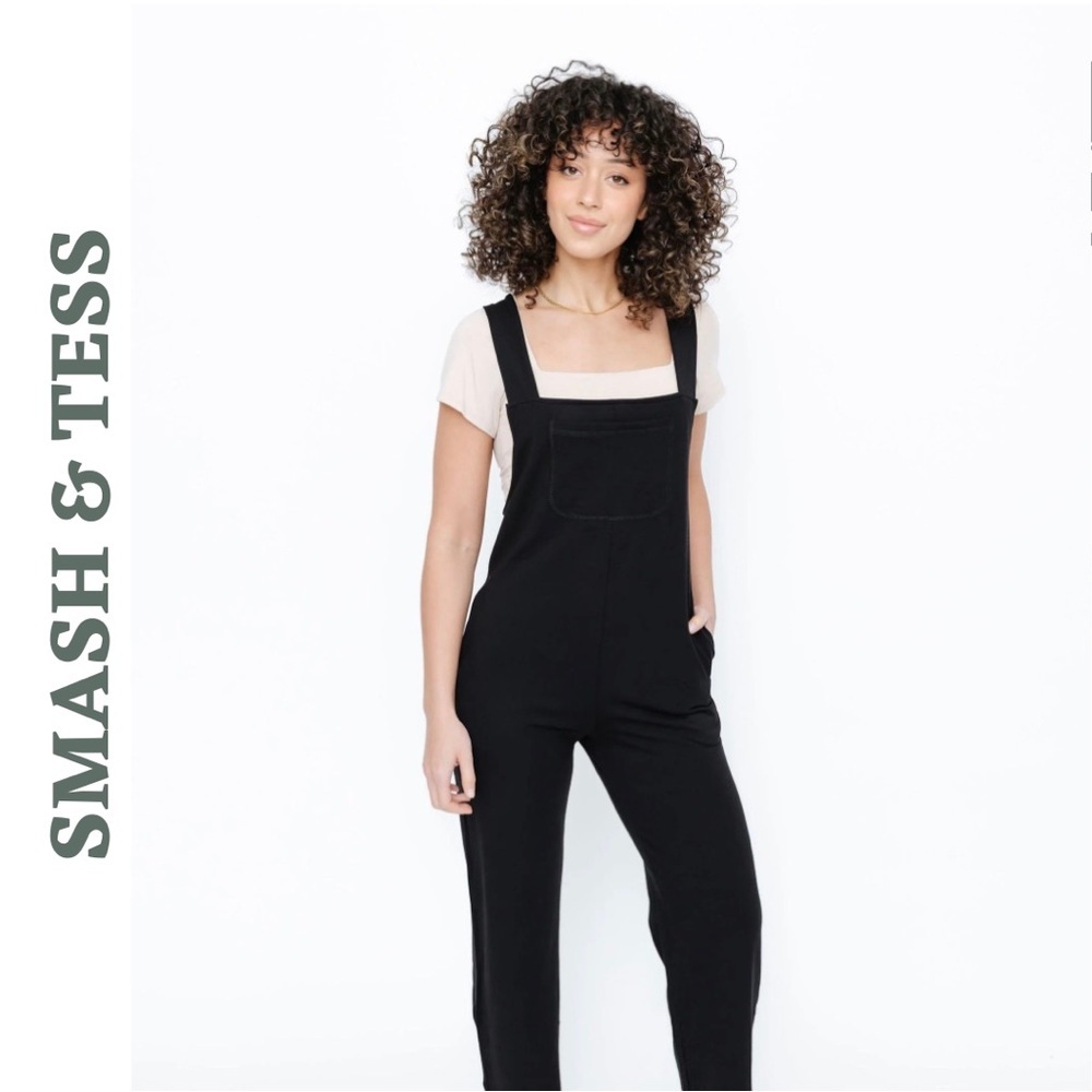 Smash + Tess Midnight Black Romperalls Jumpsuit Medium